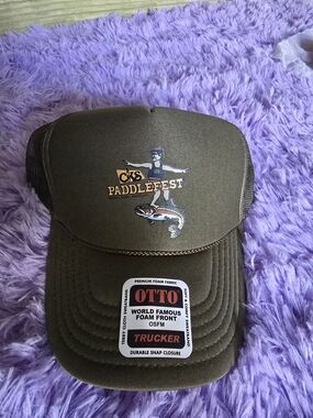 OTTO Olive Green Paddlefest Trucker Hat